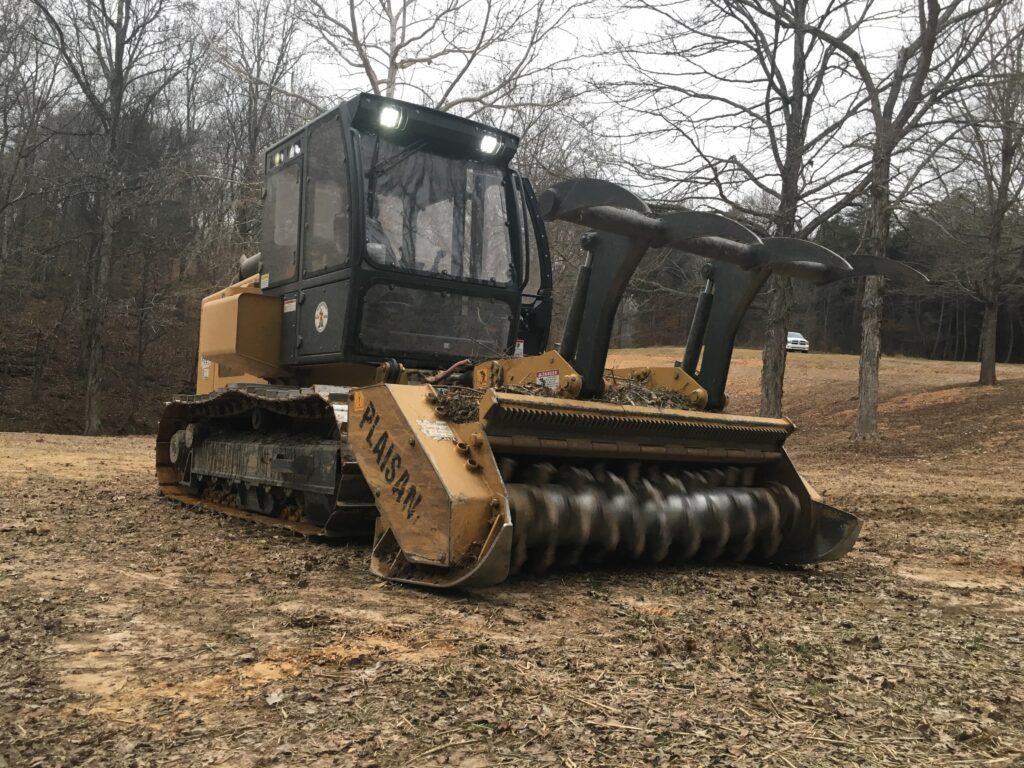 mulching machine for land clearing