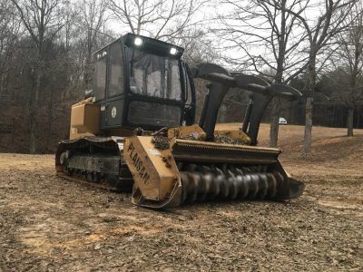 image of mulching machine for Midstate Land Clearing and Forestry Mulching LLC