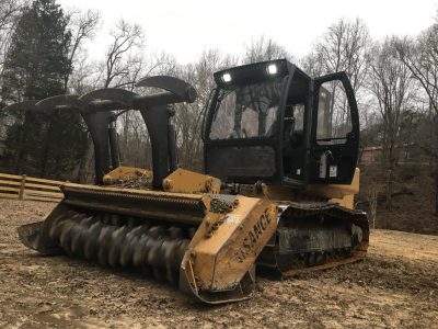 image of mulching machine for Midstate Land Clearing and Forestry Mulching LLC